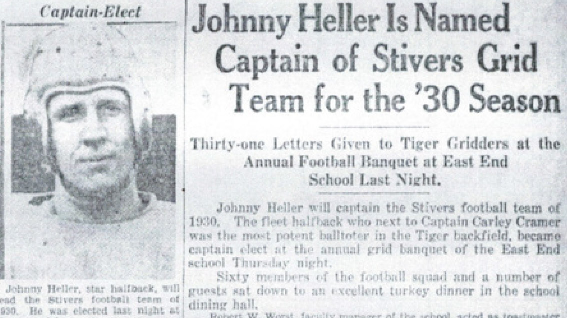 Johnny Heller – Class Of 1931 – Stivers Athletic Hall Of Fame